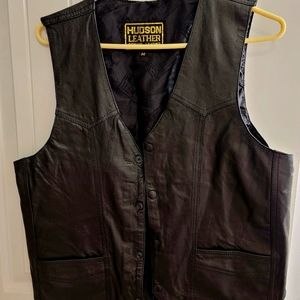 Leather vest